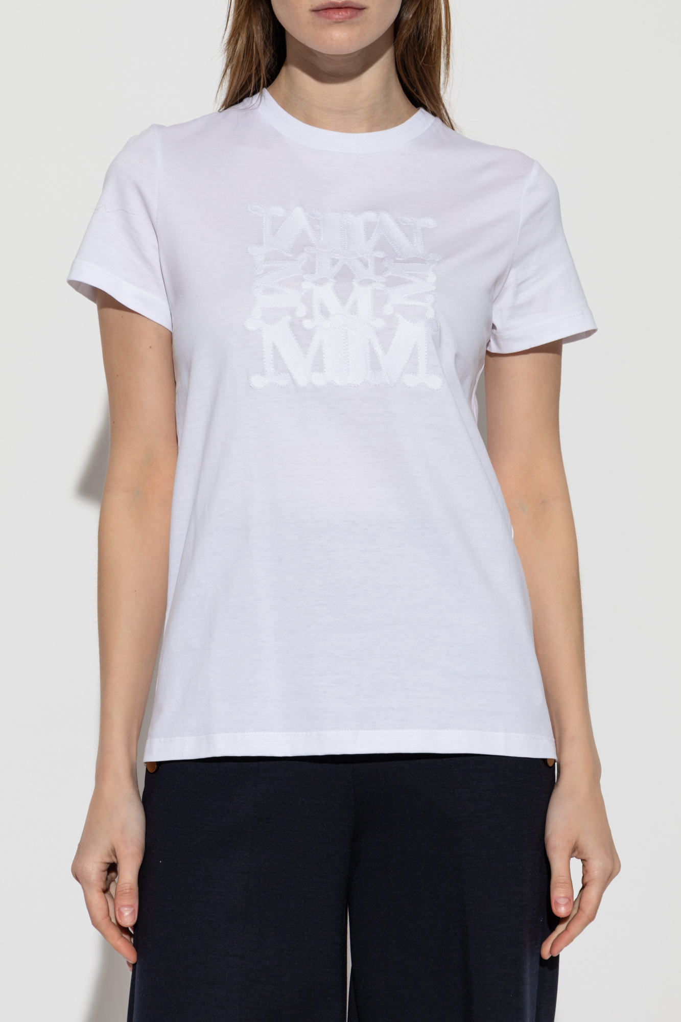 Tシャツ・カットソー MAX MARA Giovane cotton t-shirt Bianco White T-shirt 'Giovane' Max Mara - Vitkac AS